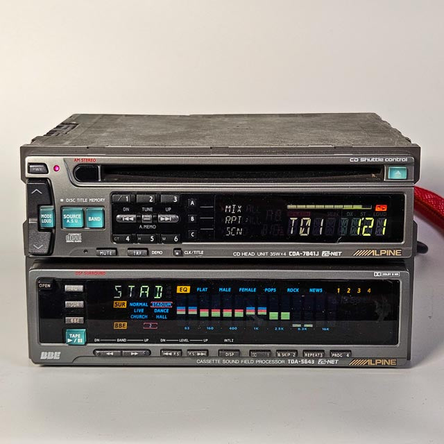 Alpine CDA-7841J/TDA-5643 car audio
