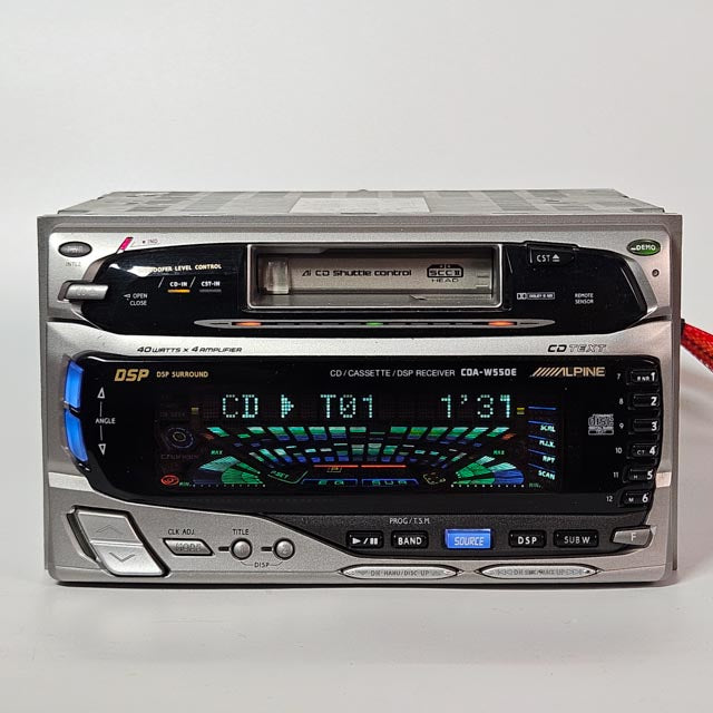 Alpine w550 car audio
