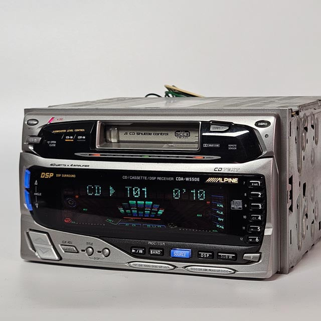 Alpine w550 car audio